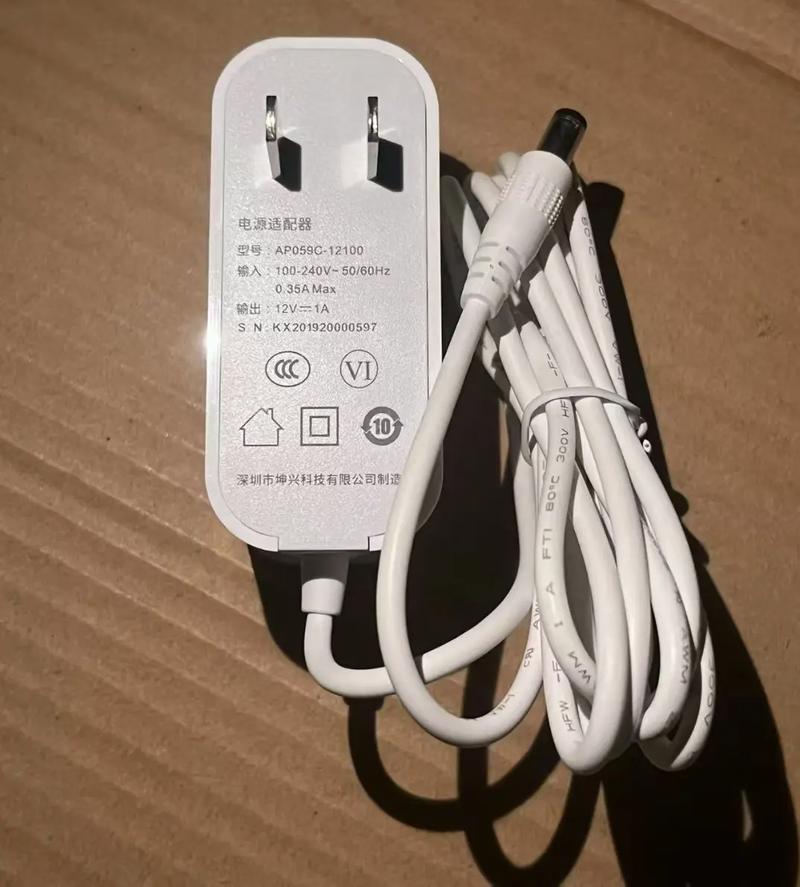 12V 1A DC 5.5/2.1mm 白色電源適配器 全新原件與6000小時可靠性的完美結(jié)合